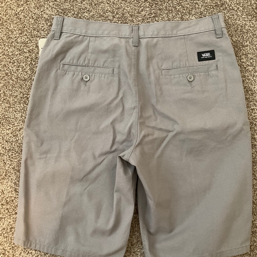 Mens Vans grey shorts; 32” waist - Picture 5 of 5